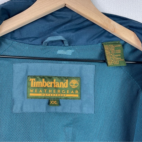 Timberland Men's WEATHERGEAR Waterproof Jacket XXL Blue - Picture 14 of 15